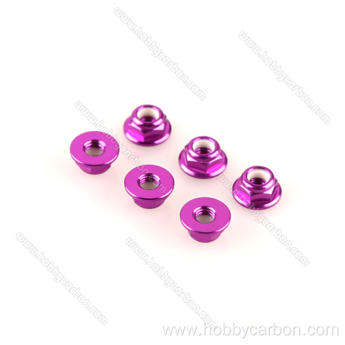 High Quality Alminum Hexagon Flange Lock Nuts